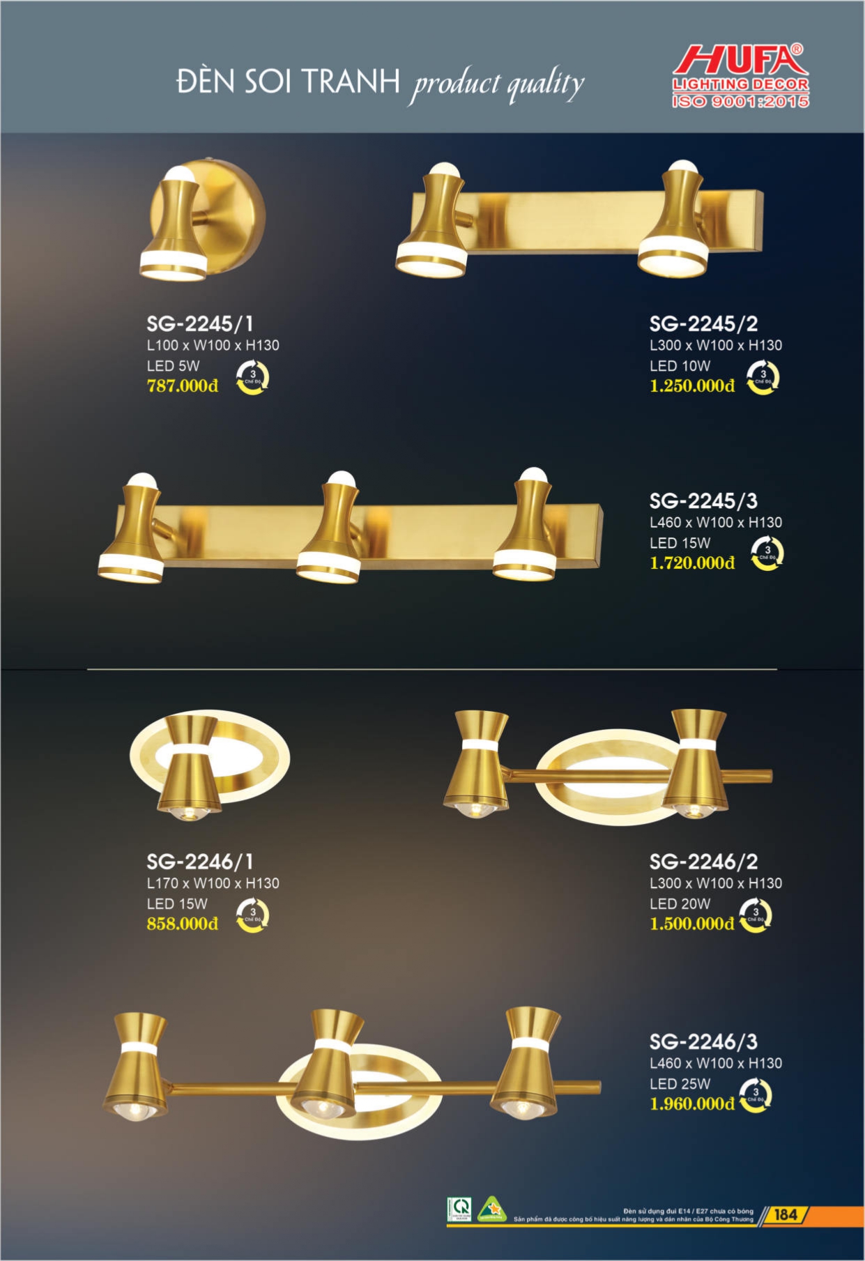 Bảng giá đèn LED HUFA 2026